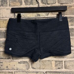 Lululemon Boogie shorts 2” black denim luon